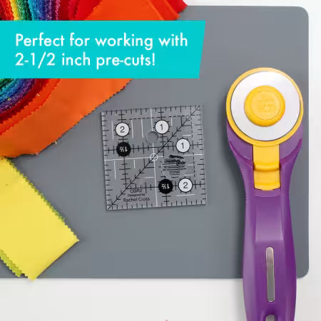 Creative Grids Quilt Ruler 2 1/2 in square