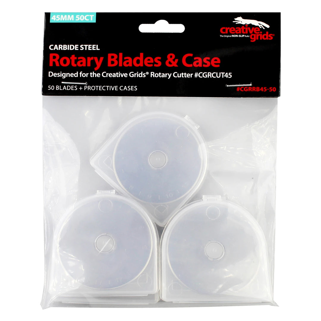 Creative Grids 45mm Replacement Rotary Blade - 50 blades