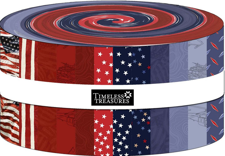 Timeless Treasures Strip Pack - Path to Freedom - 40 2 1/2" strips