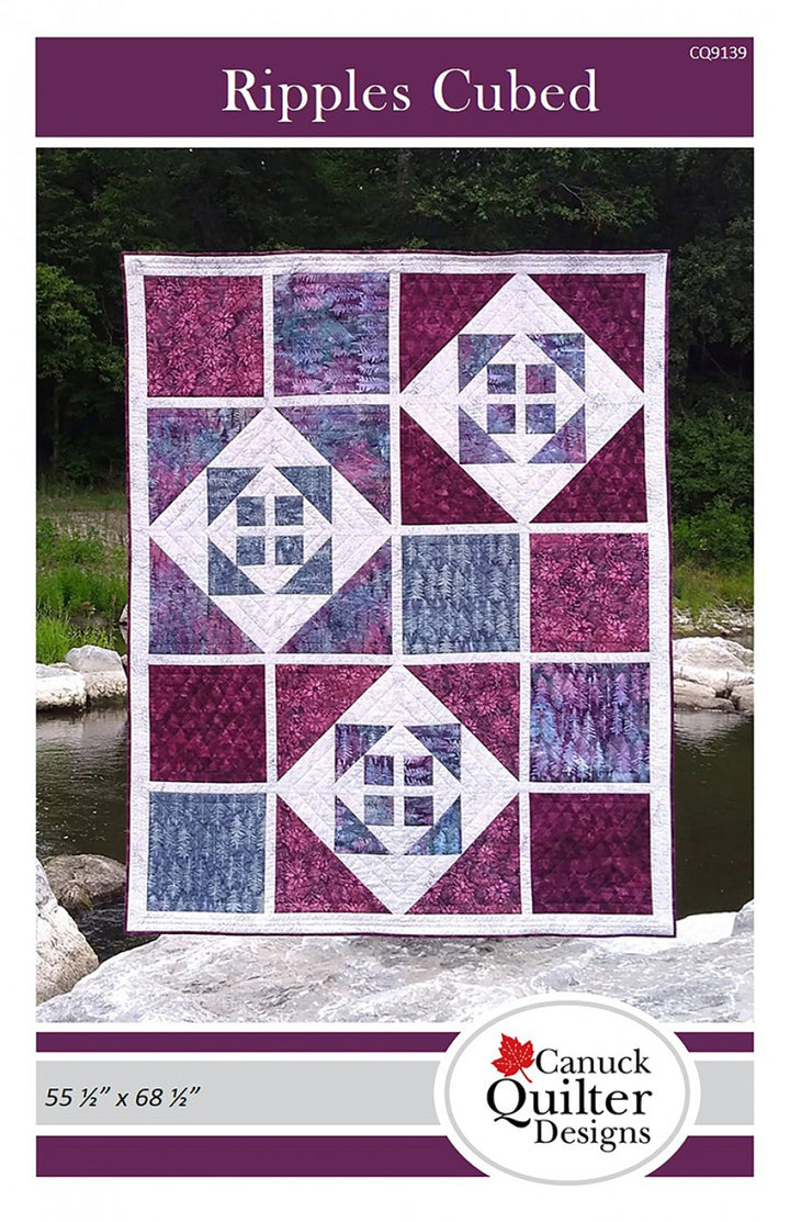 Ripples Cubed Quilt Pattern
