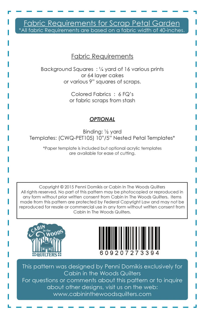 Scrap Petal Garden - Quilt Pattern