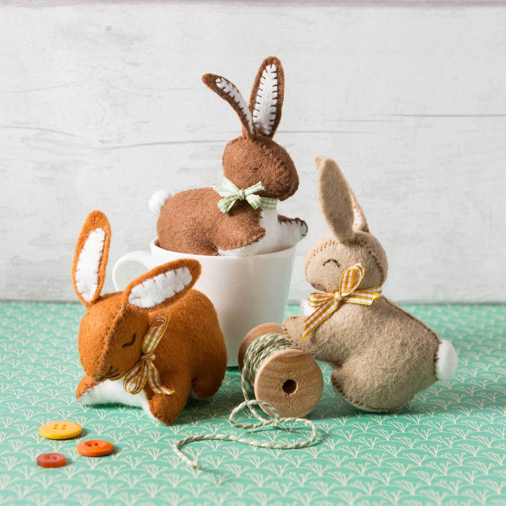 Kit # 8044M - Embroidery 3 Little Bunnies