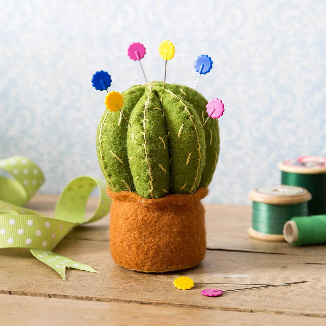 Kit # 80446 - Embroidery Cactus Pincushion