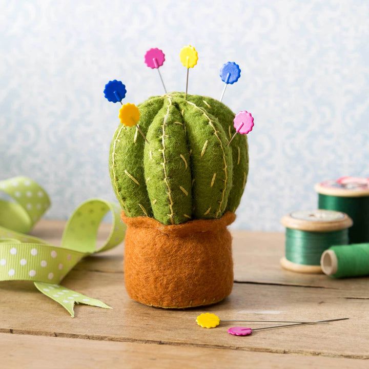 Kit # 80446 - Embroidery Cactus Pincushion