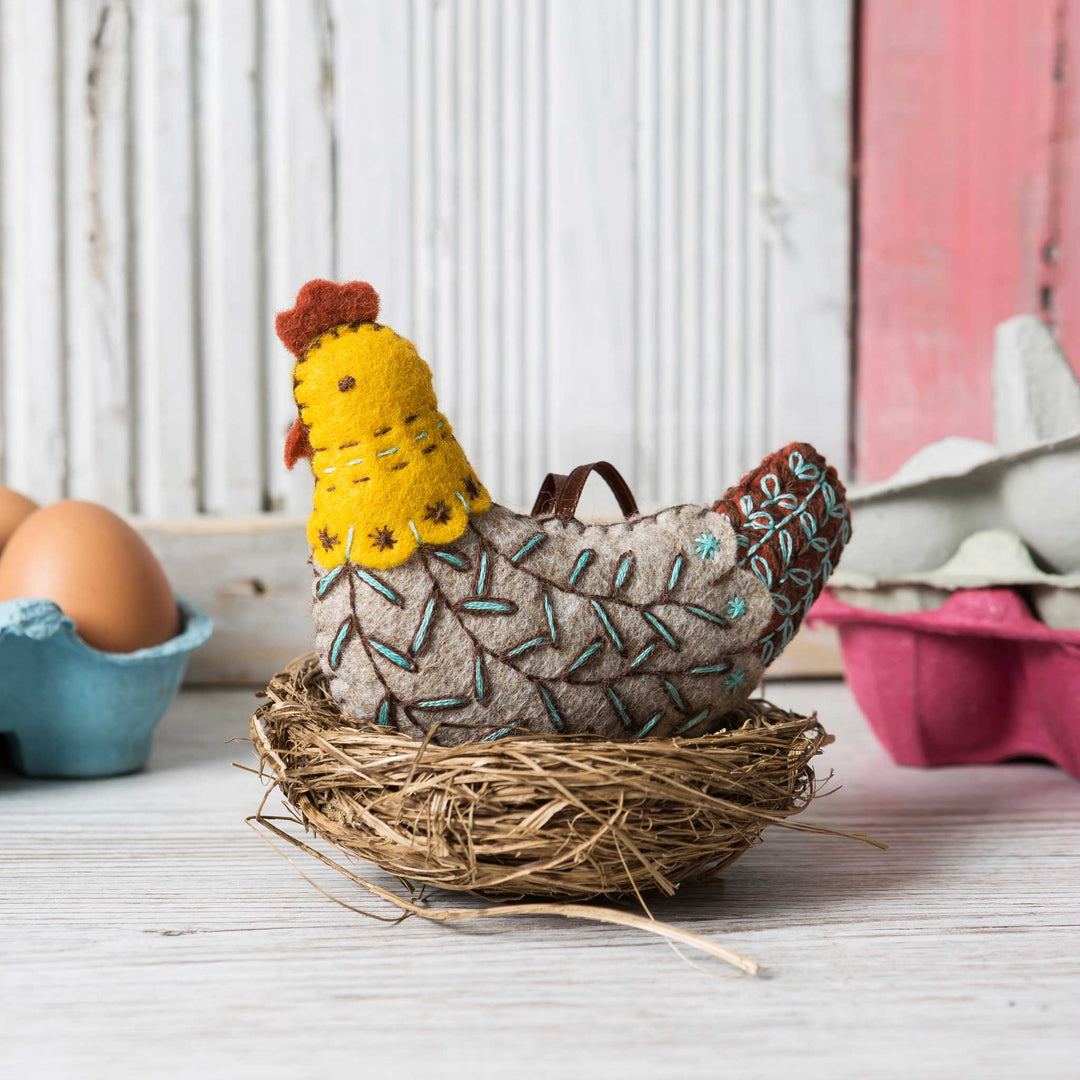 Kit # 844D - Embroidery French Hen