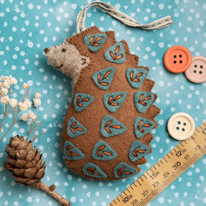Kit # 8044O - Embroidery Folk Hedgehog