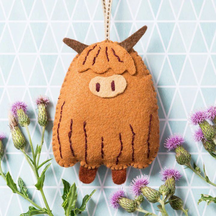 Kit # 844E - Embroidery Highland Cow