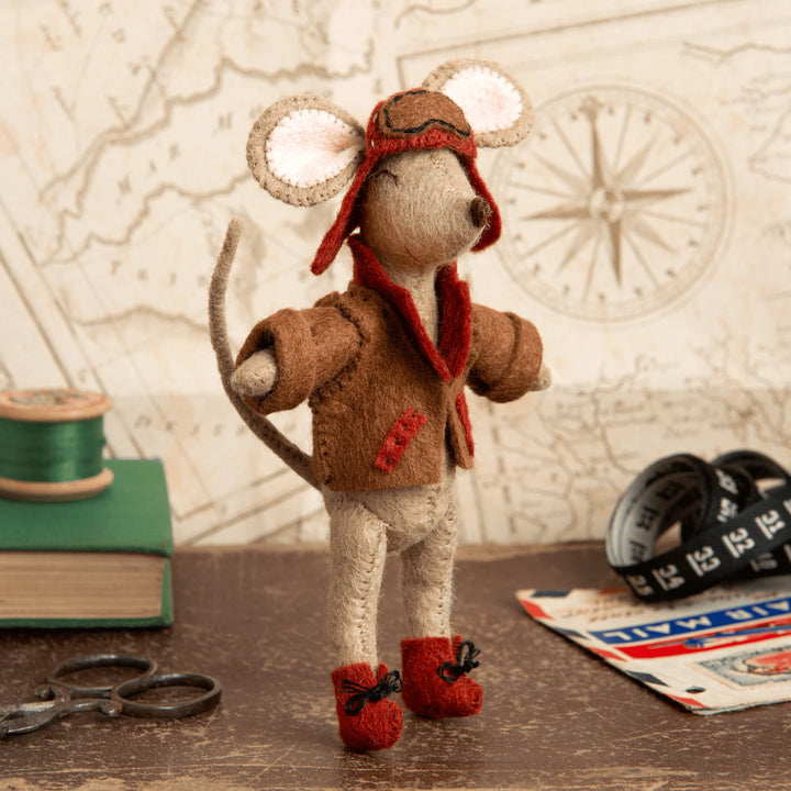 Kit # 80441 - Embroidery Little Mouse Aviator