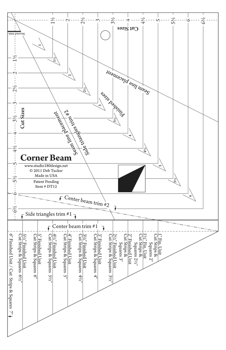 Deb Tucker's Corner Beam Ruler