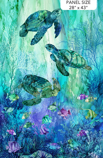 Panel 516 - Coral Reef Sea Turtle