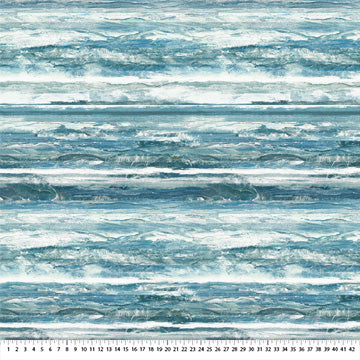 Smooth Sailing - Stripe, Dk Blue Multi - DP28907-46