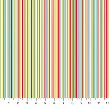 Country Mouse - Barcode Stripe, White Multi - DP29012-10