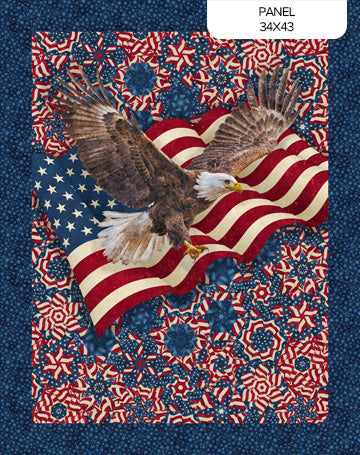 Panel 501 - Stars and Stripes Eagle Panel