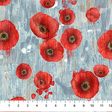 Poppy Meadow -  Poppy, Blue Multi - DP29087-42