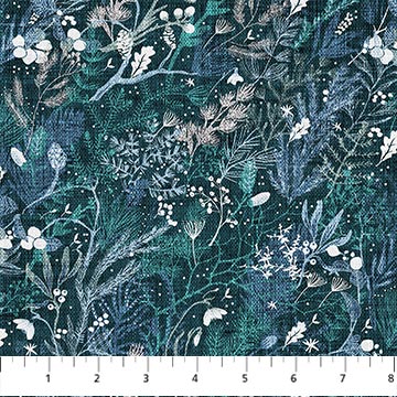 Snow Drift - Foliage, Navy - DP91344-45