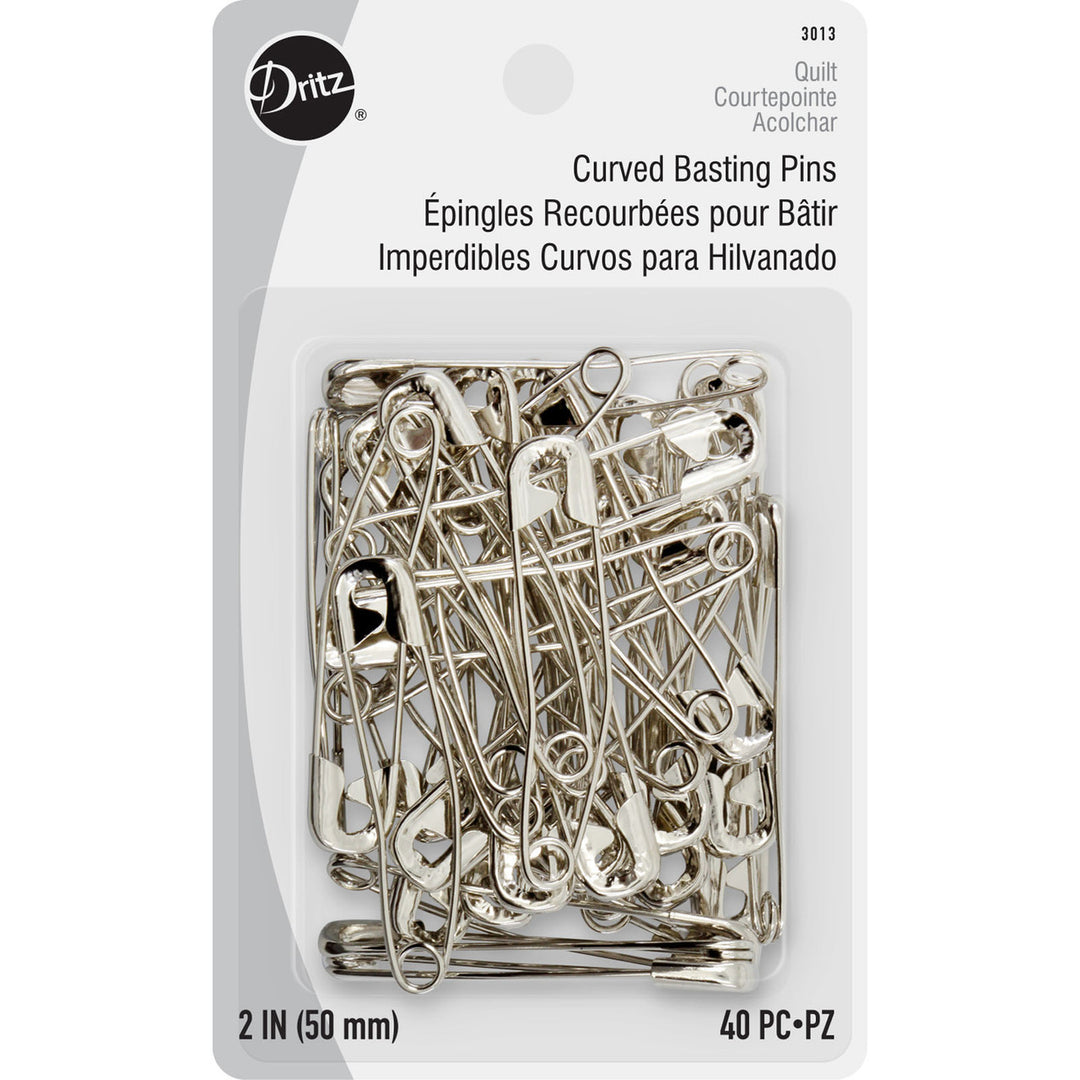 Curved Basting Pins 2"