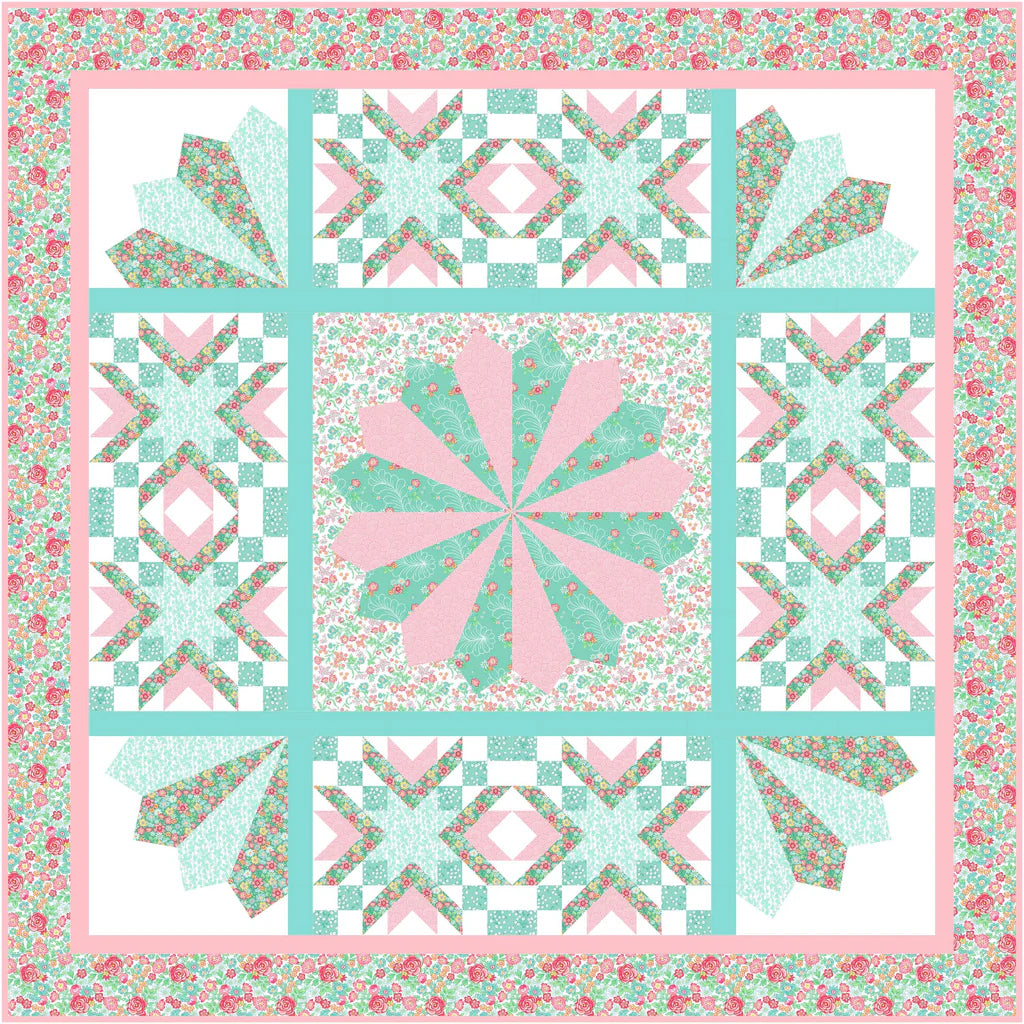 Floating Dresden Quilt Pattern