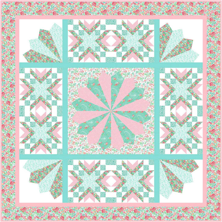 Floating Dresden Quilt Pattern