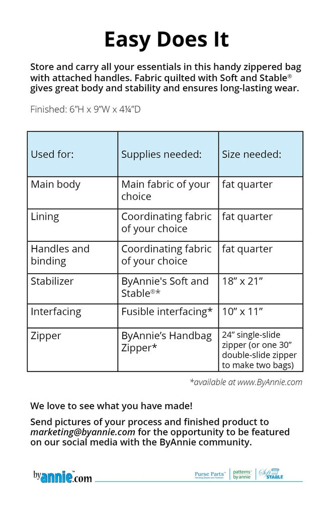 ByAnnie Basics Packet - 4