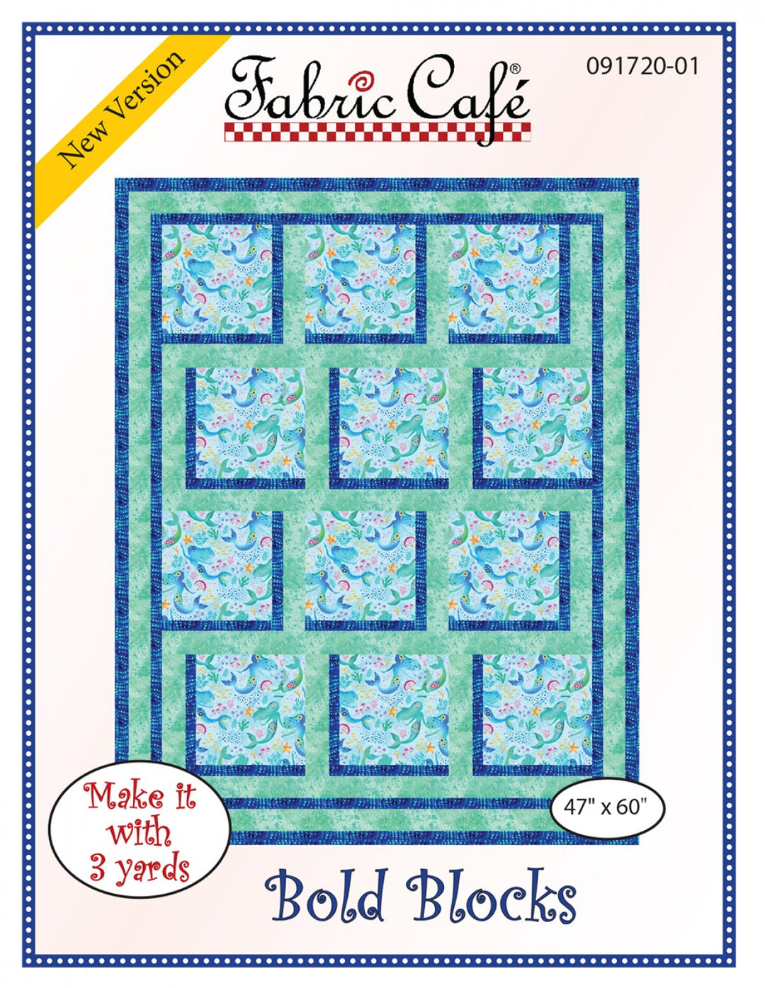 Bold Blocks - 3 yard Quilt Pattern