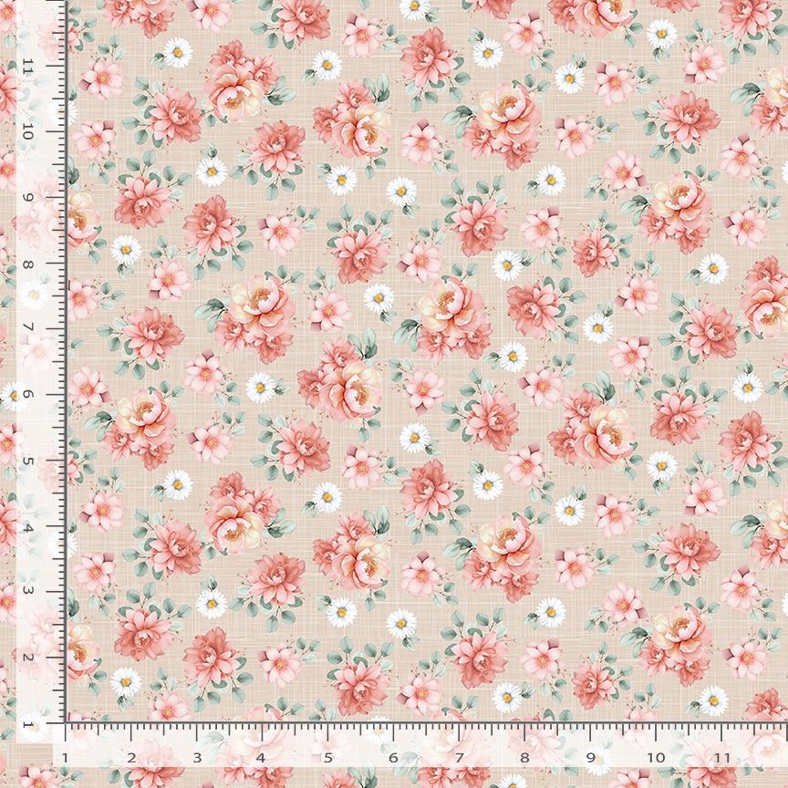 Til the Cows Come Home - Floral Bouquet, Straw - FLEUR-CD4044