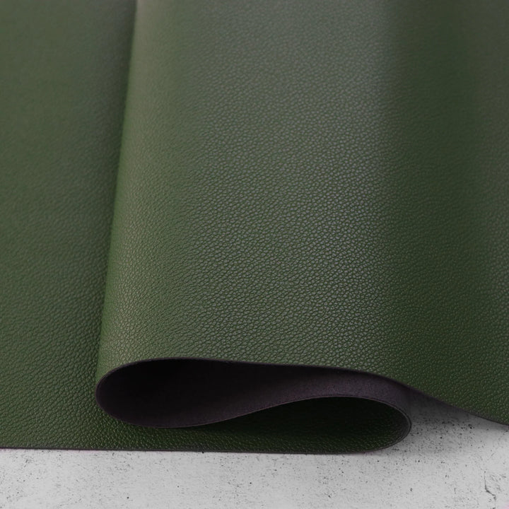 Forest Green Pebble Faux Leather - Packaged 1/2 yard Cut
