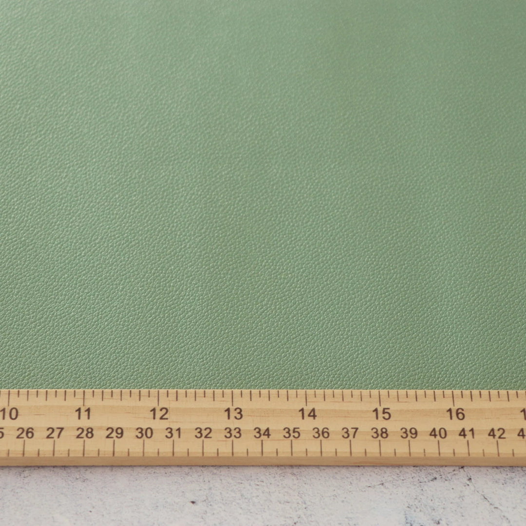 Eucalyptus Pebble Faux Leather - Packaged 1/2 yard Cut