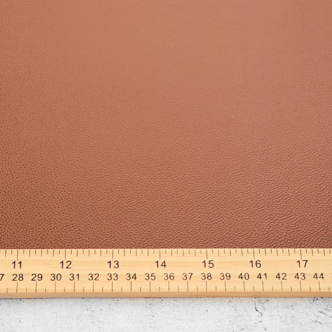 Hazelnut Pebble Faux Leather - Packaged 1/2 yard Cut