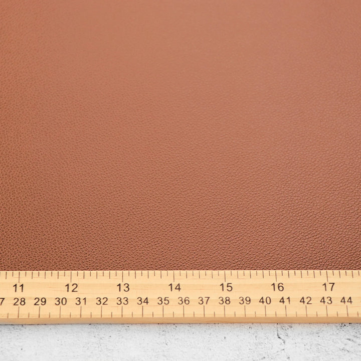 Hazelnut Pebble Faux Leather - Packaged 1/2 yard Cut