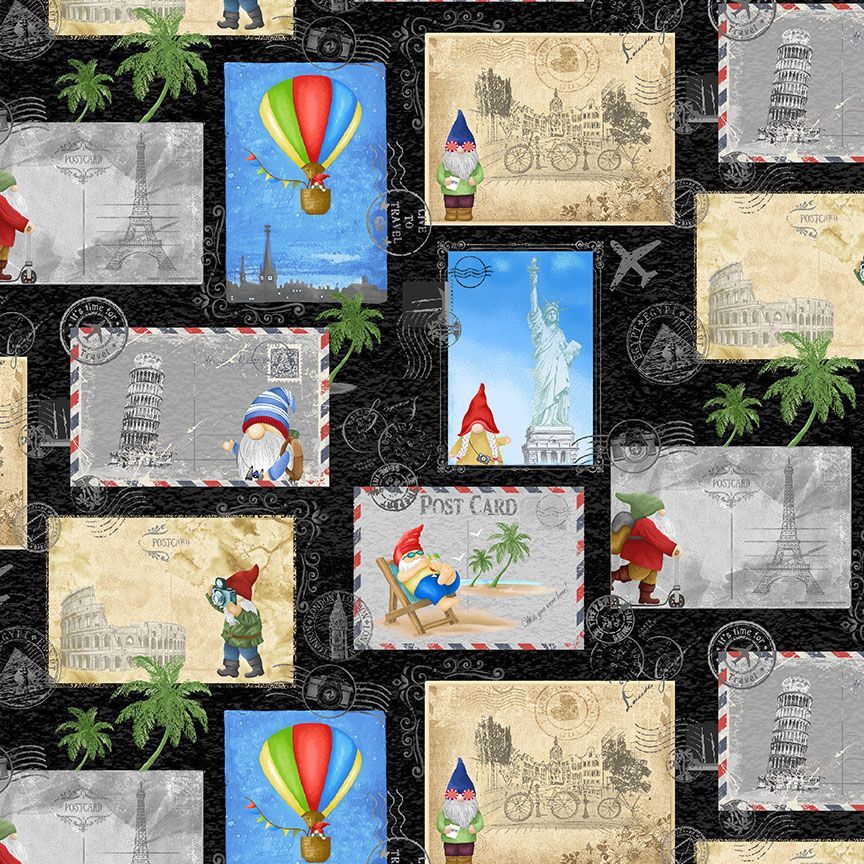 Fun - Traveling Gnome Postcards CD2074