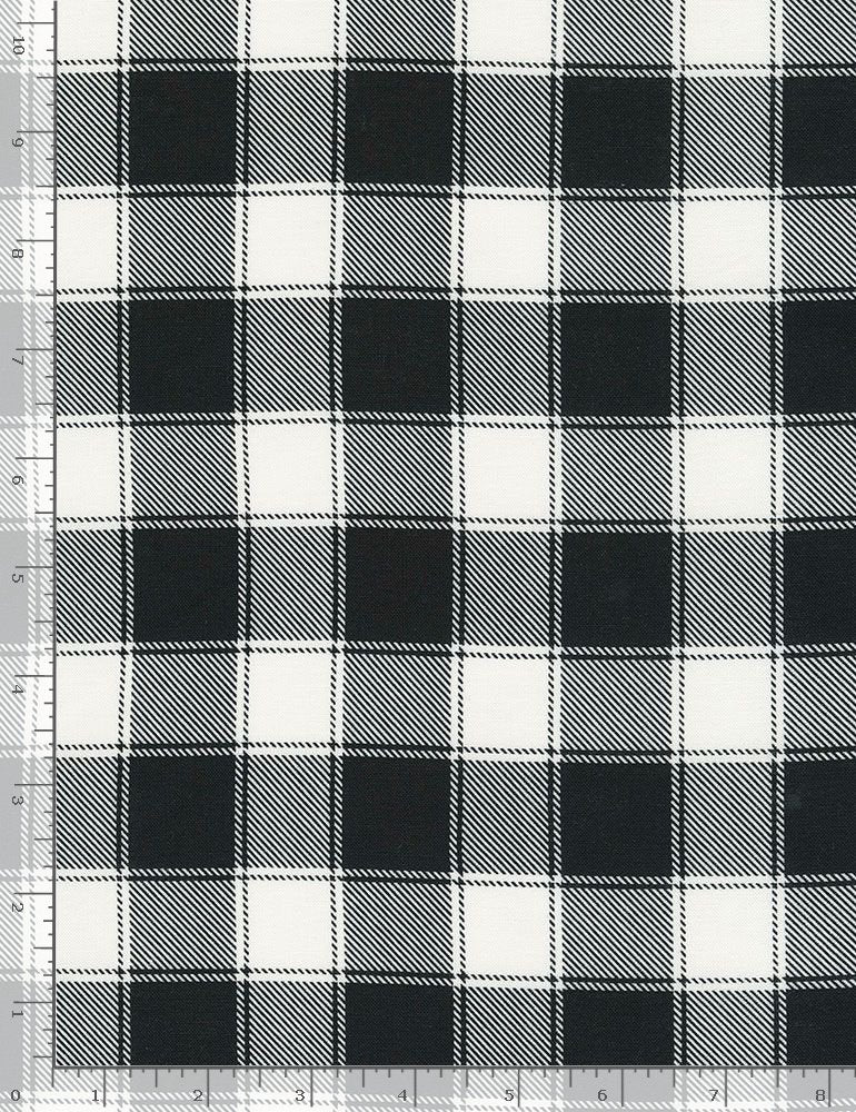 Buffalo Check - Black and White C5784