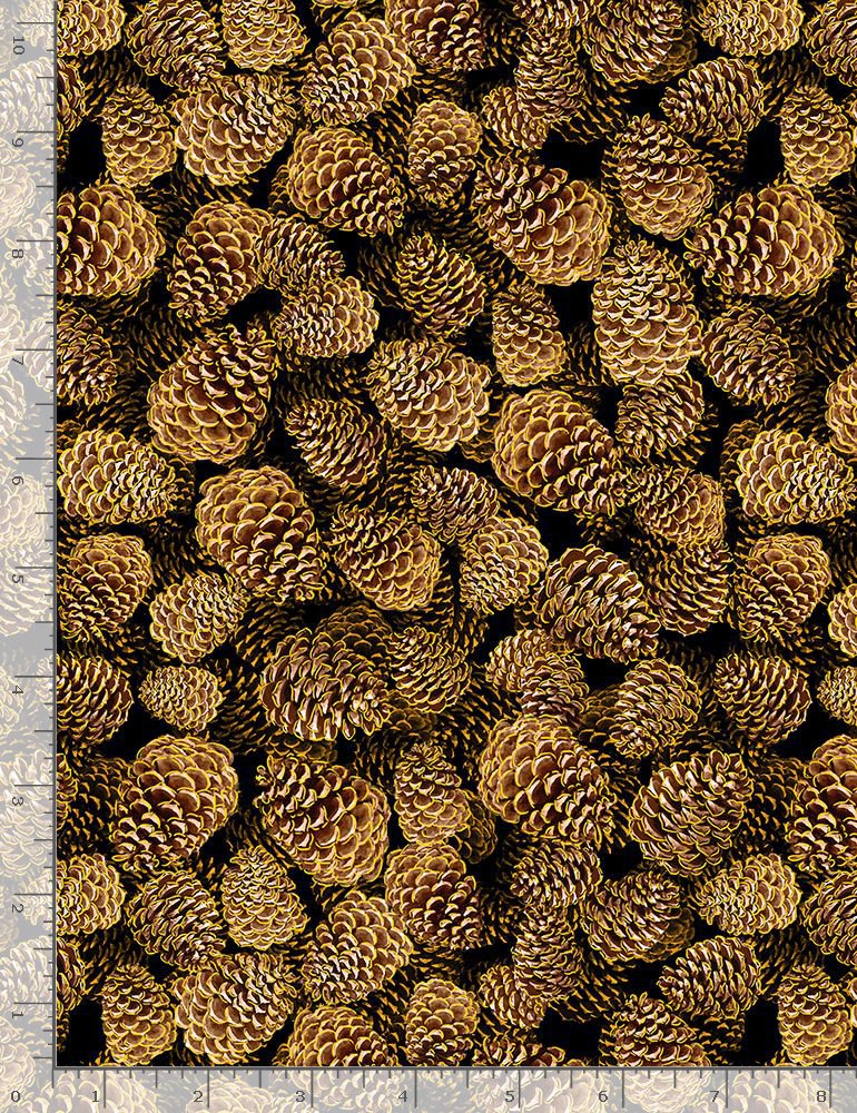 Give Thanks - Packed Pinecones, Brown - HOLIDAY-CM1282