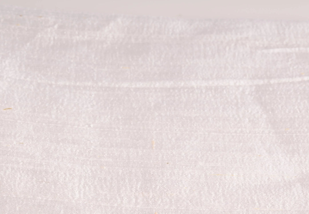 Dupioni Silk - Star White