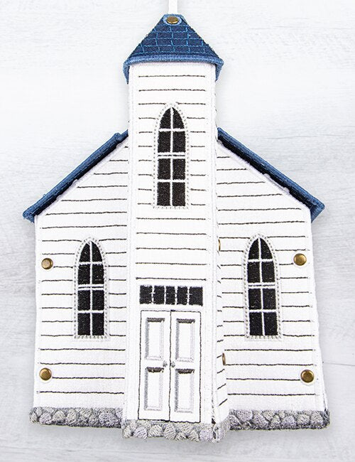 Homestead: Vol. 4 Prairie Church & Accessories - Machine Embroidery