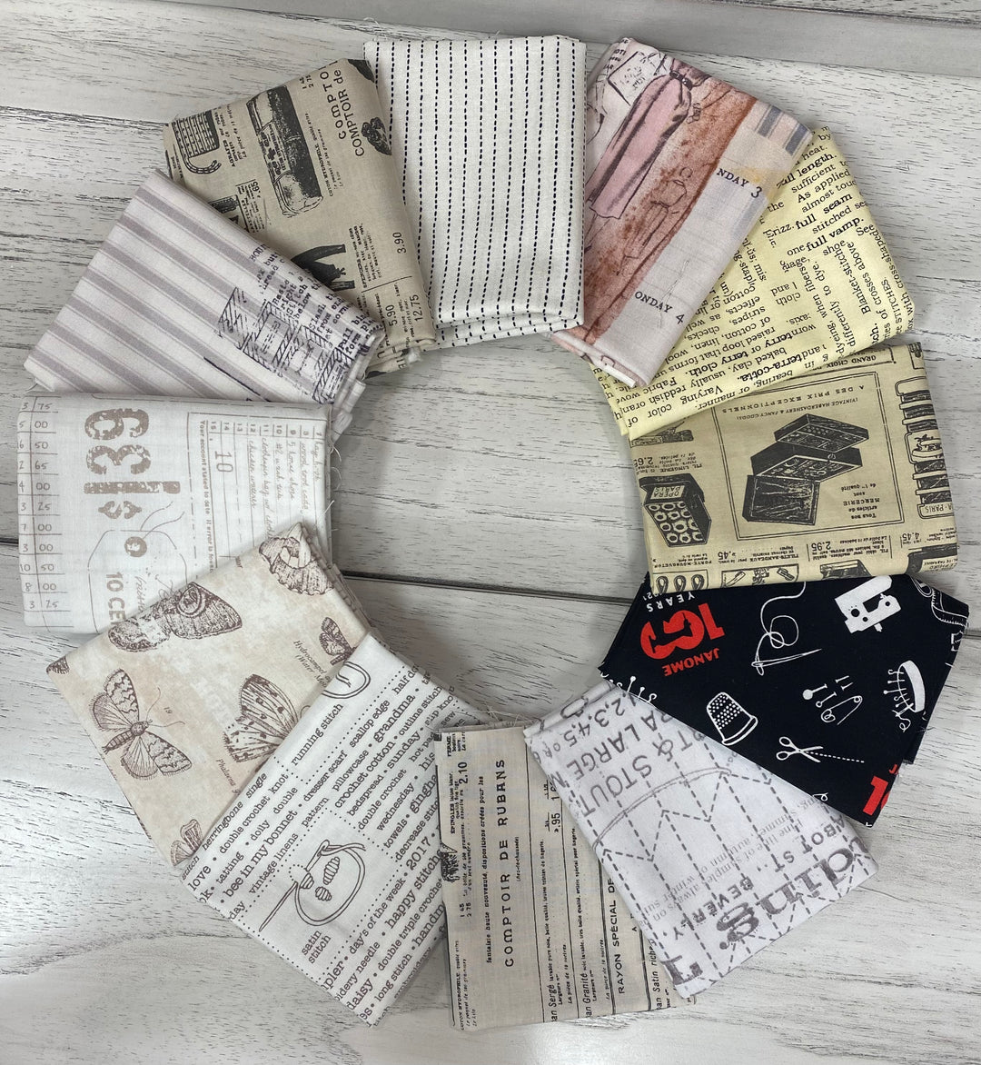 Fat Quarter Bundle - Sewing Collection - set of 12