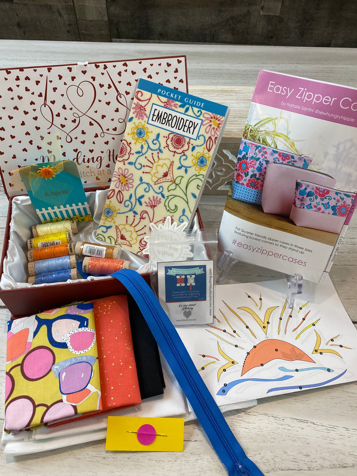 Touch of Sunshine Hand Embroidery & Sewing - Project / Gift Box