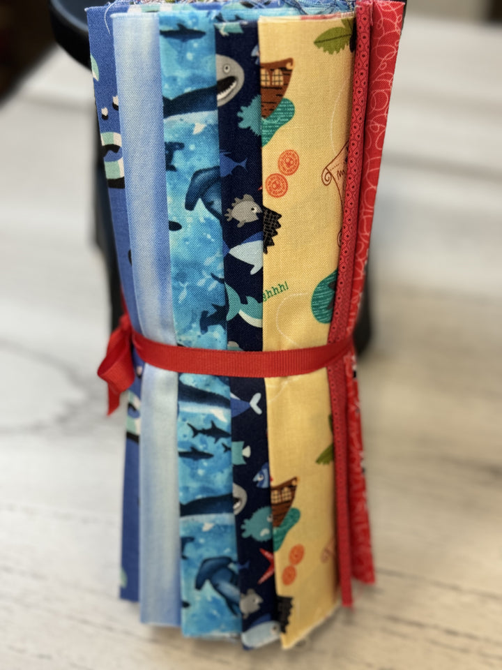 Pirate's Cove  1/4 yard bundle - set of 16 cuts