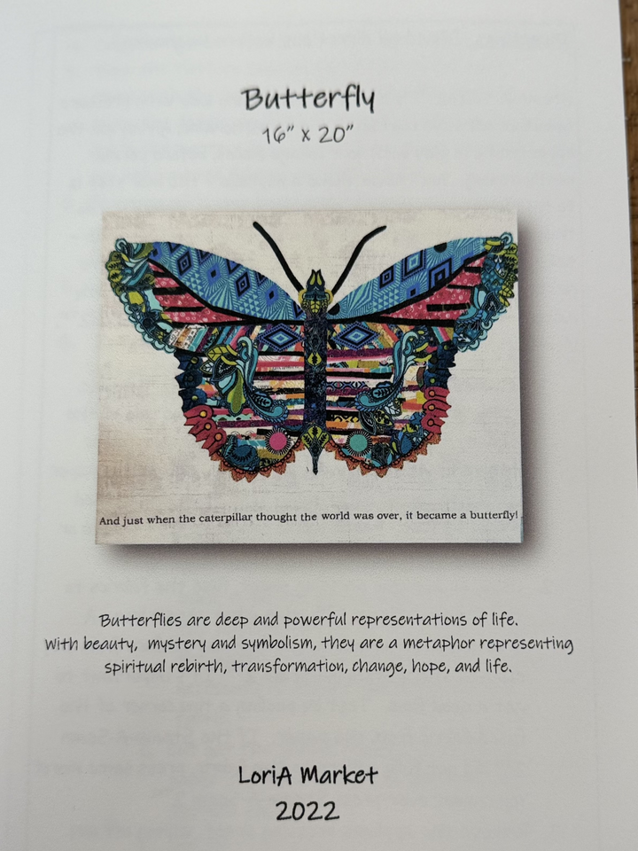 Butterfly Collage Pattern