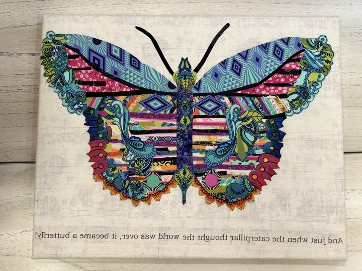 Butterfly Collage Pattern