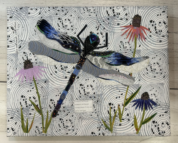 Dragonfly Collage Pattern