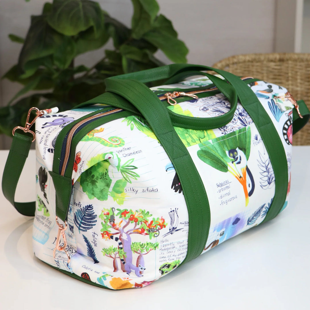 Casey - Vintage Inspired Travel Duffle Pattern