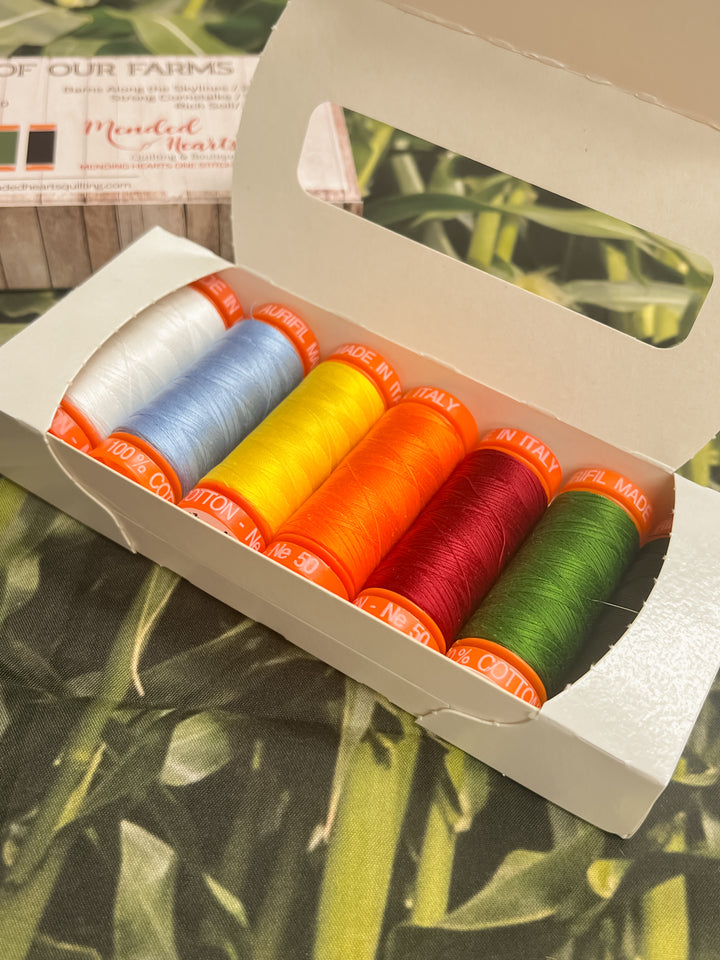 Aurifil Thread Box - Field of Seams