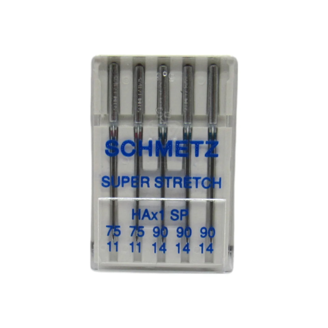 Schmetz Superstretch Serger Needles Assorted Sizes - HAx1SP, pack of 5
