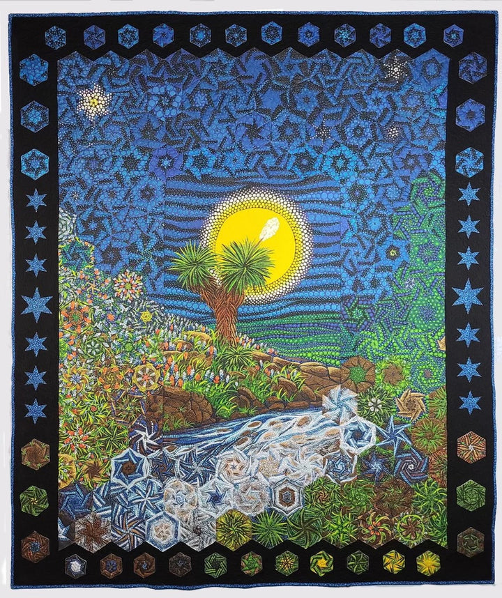 Kit 1167 - Dreamscapes Midnight One-Block Wonder Panel Quilt Kit