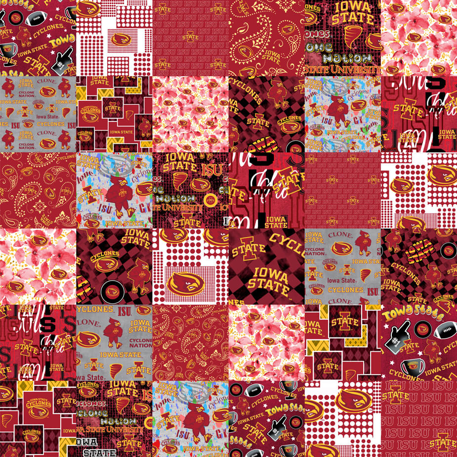 College-NCAA - Cheater Quilt, Iowa State - ISU1363