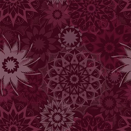 Colorstock - Silhouette Medium Stars, Cabernet - JN-CD3839  CABERNET
