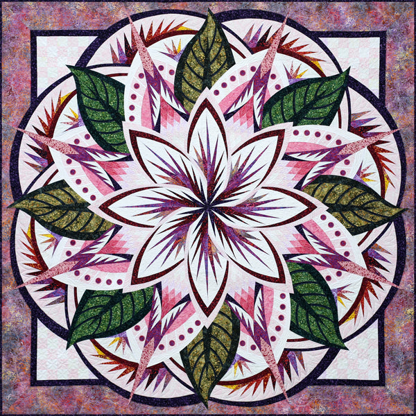 Jungle Magnolia Wall - Quiltworx Pattern