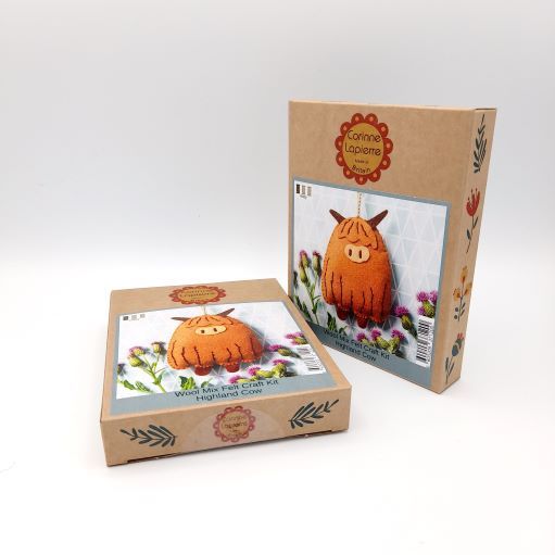 Kit # 844E - Embroidery Highland Cow