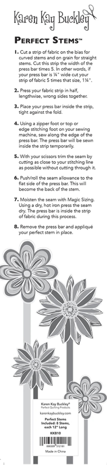 Karen Kay Buckley - Perfect Stems -package of 8 Stems