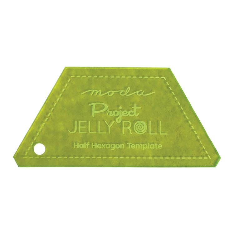Project Jelly Roll - Half Hexi Template